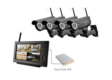 Chiny Karta pamięci SD Remote Home Surveillance TFT LCD Pojedynczy ekran bezprzewodowy DVR dostawca