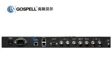 Chiny Jednokanałowy modulator DTV DVB-T2 Modulator QPSK Podwójny nadmiarowy ASI Gigabit IP dostawca