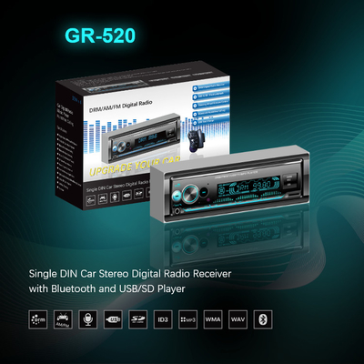 Chiny Samochodowy odtwarzacz MP3 1 DIN Smart DRM Radio samochodowe DC 12V USB Odtwarzacz audio-wideo dostawca
