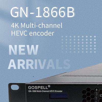 Chiny Gospell 4K HD Wielokanałowy enkoder HEVC Digital TV Urządzenie stacji czołowej H.265 IPTV Streaming Encoder dostawca